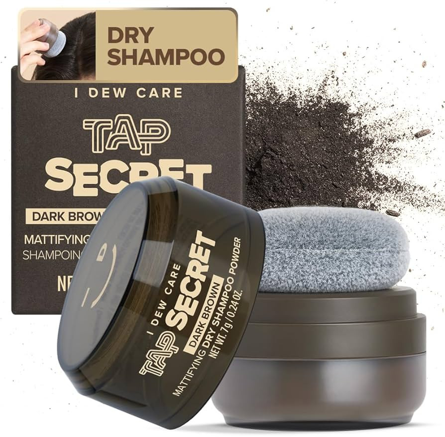 I DEW CARE Biotin Clarifying Dry Shampoo - Tap Secret Dark Brown | Strengthening & Volumizing, Po... | Amazon (US)