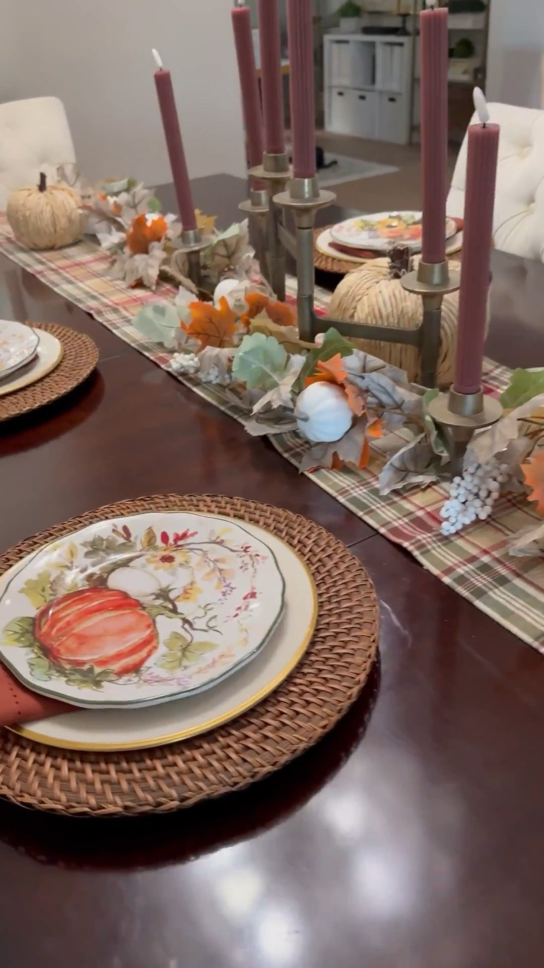 Fall table, Thanksgiving tabletop decor, home entertaining

#LTKHome #LTKdayinmylife #LTKstorytime