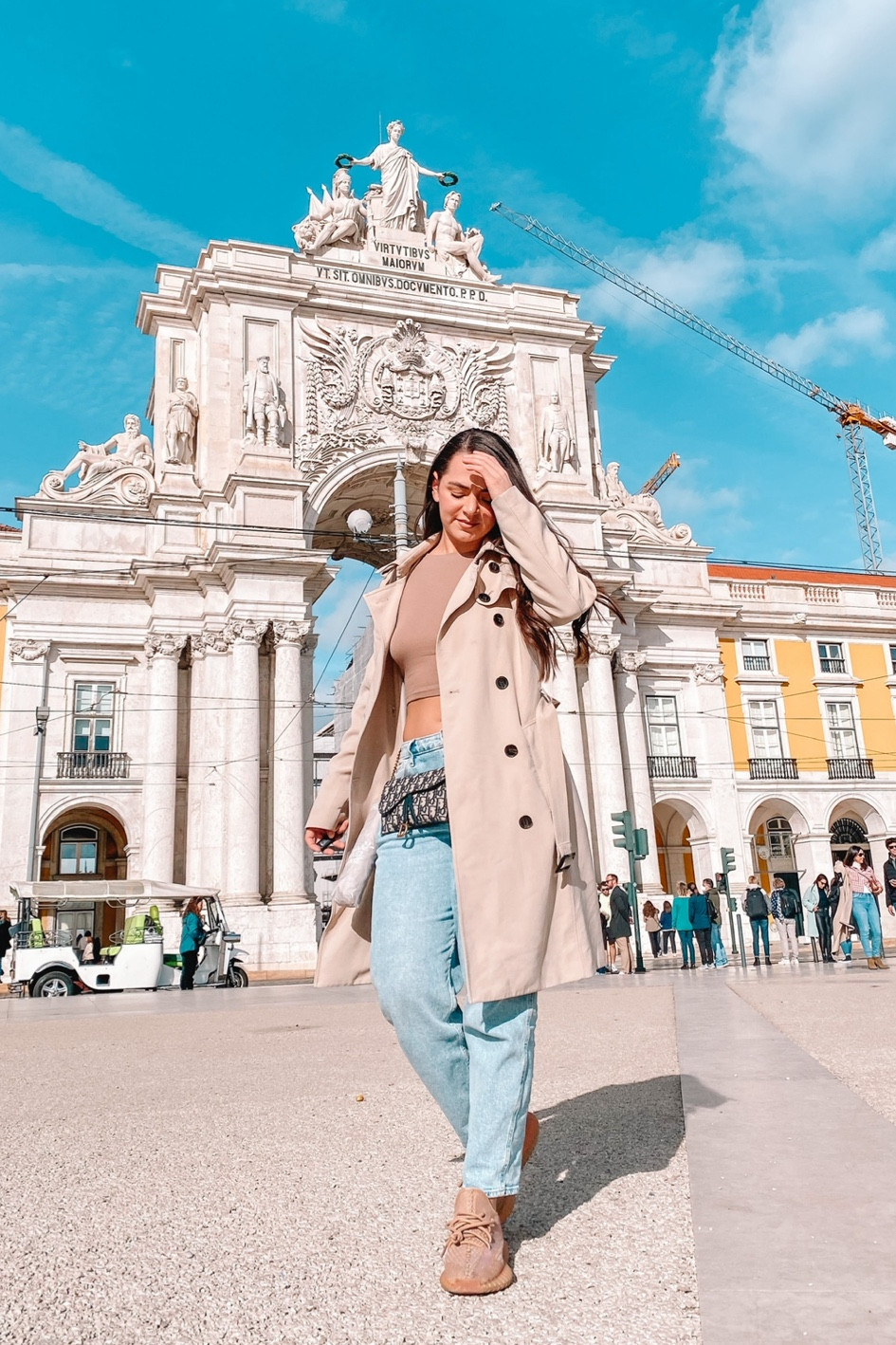 I love Hollister jeans. They’re my absolute favorite. They’re so comfortable and walkable. I wore this relaxing fit in Lisbon! Jeans. Travel outfit. Vacation outfit. Trench coat. Winter travel. Casual outfit. Neutral outfit  

#LTKstyletip #LTKfindsunder50 #LTKtravel