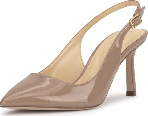 Jessica Simpson Dressi Classic Slingback Pump, Chai Latte, 6 | Amazon (US)