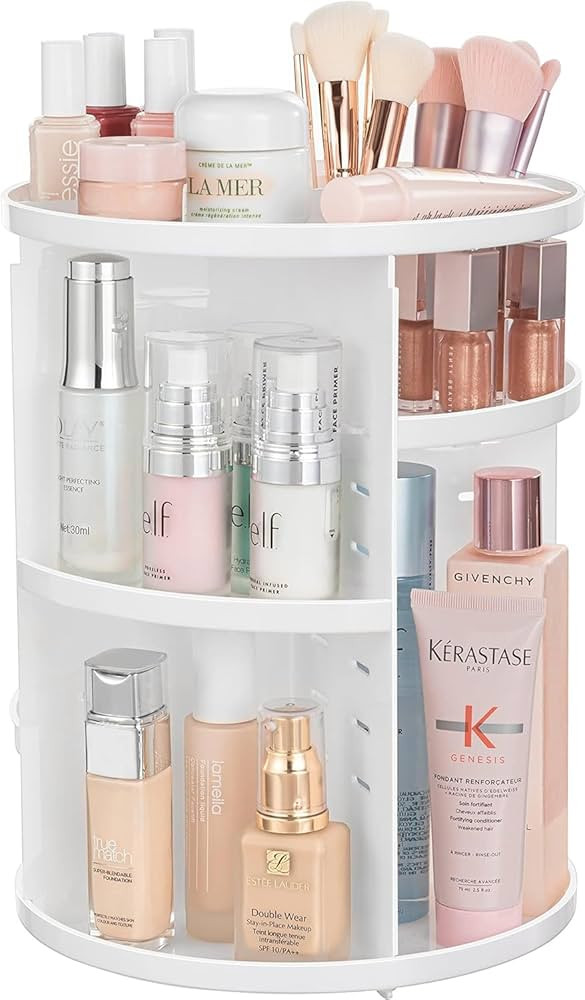 HBlife 360 Rotating Makeup Organizer Adjustable Carousel Large Capacity Revolving Perfume Organiz... | Amazon (US)