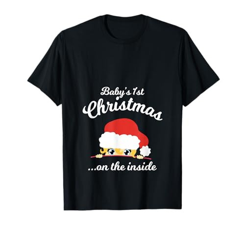 Babys First Chritsmas On The Inside Shirt Apparel T-Shirt | Amazon (US)