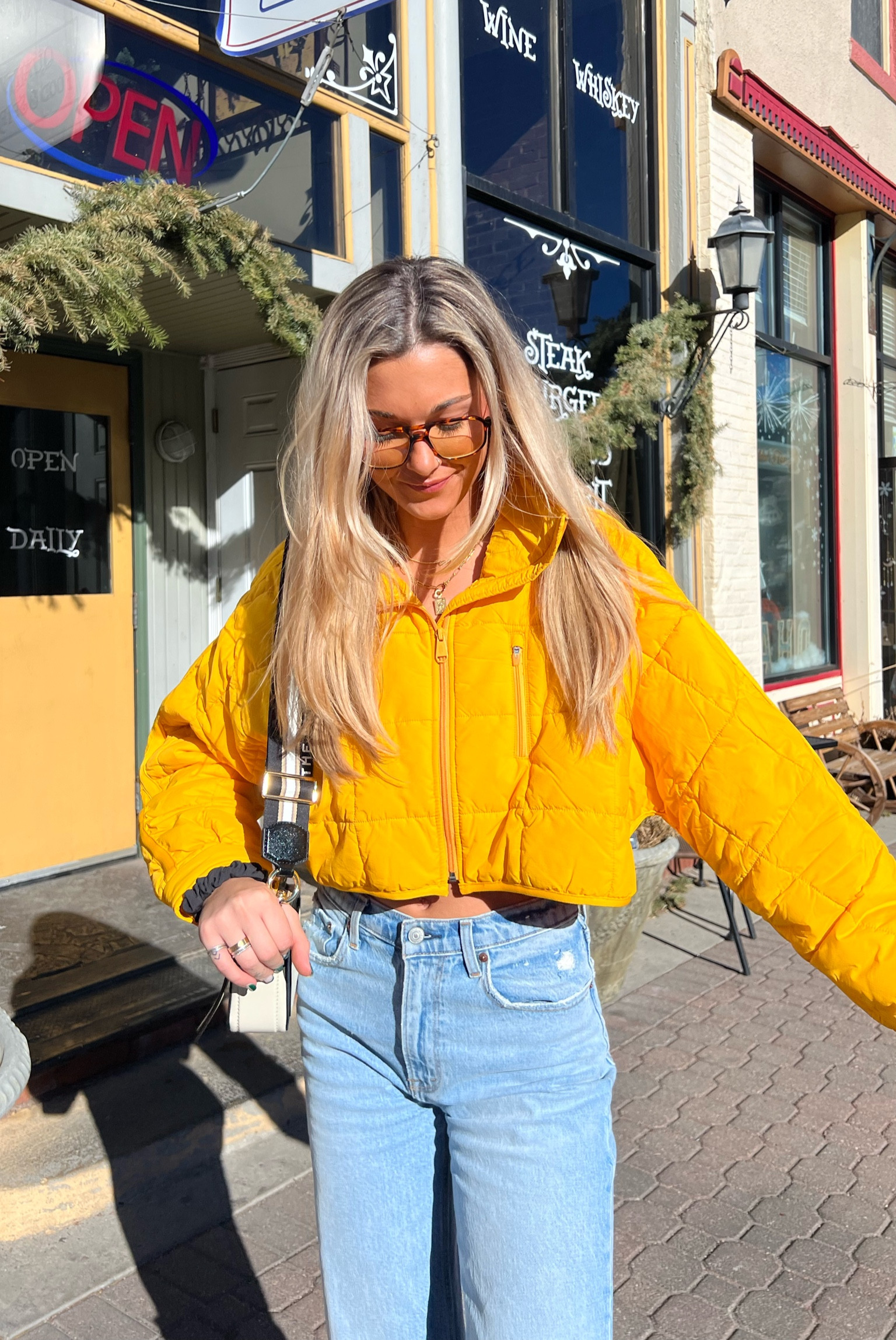 Free people - cropped packable puffer (size medium) #fpmovement #fashion #freepeople