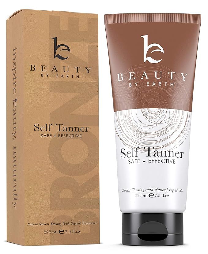 Self Tanner with Organic & Natural Ingredients, Tanning Lotion, Sunless Tanning Lotion for Darker... | Amazon (US)