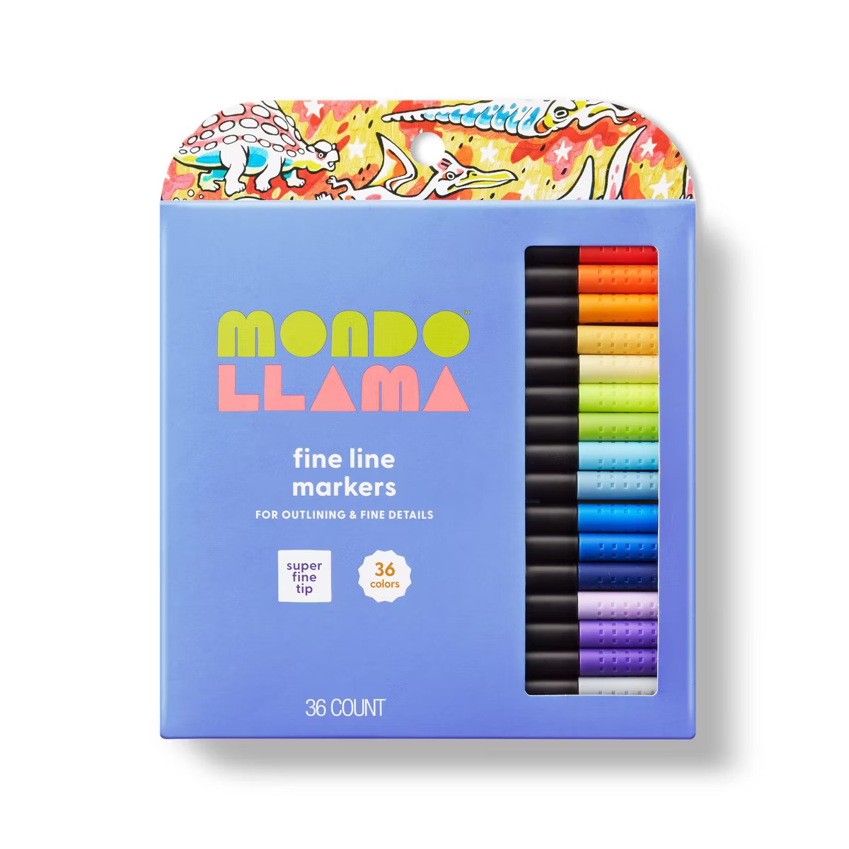 36ct Markers Super Fine Tip Classic Colors - Mondo Llama™ | Target