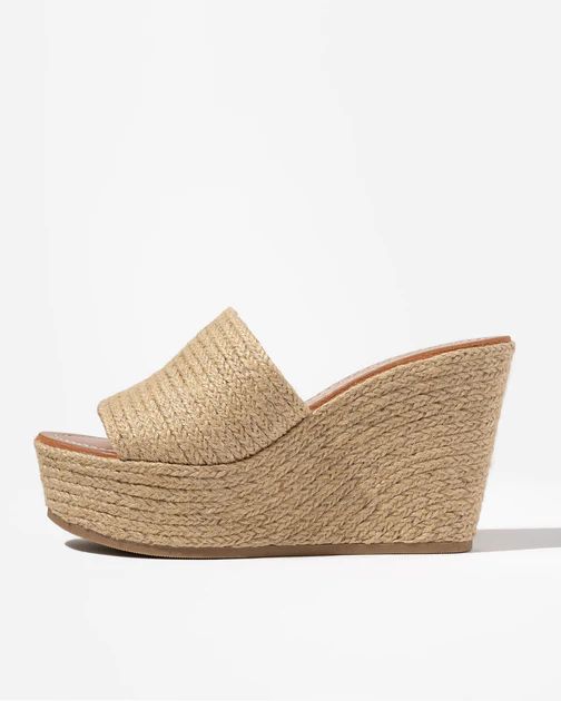 Kolby Jute Espadrille Wedge Mule | VICI Collection