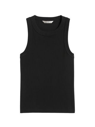 Petite Fitted Ribbed Tank | Banana Republic (US)