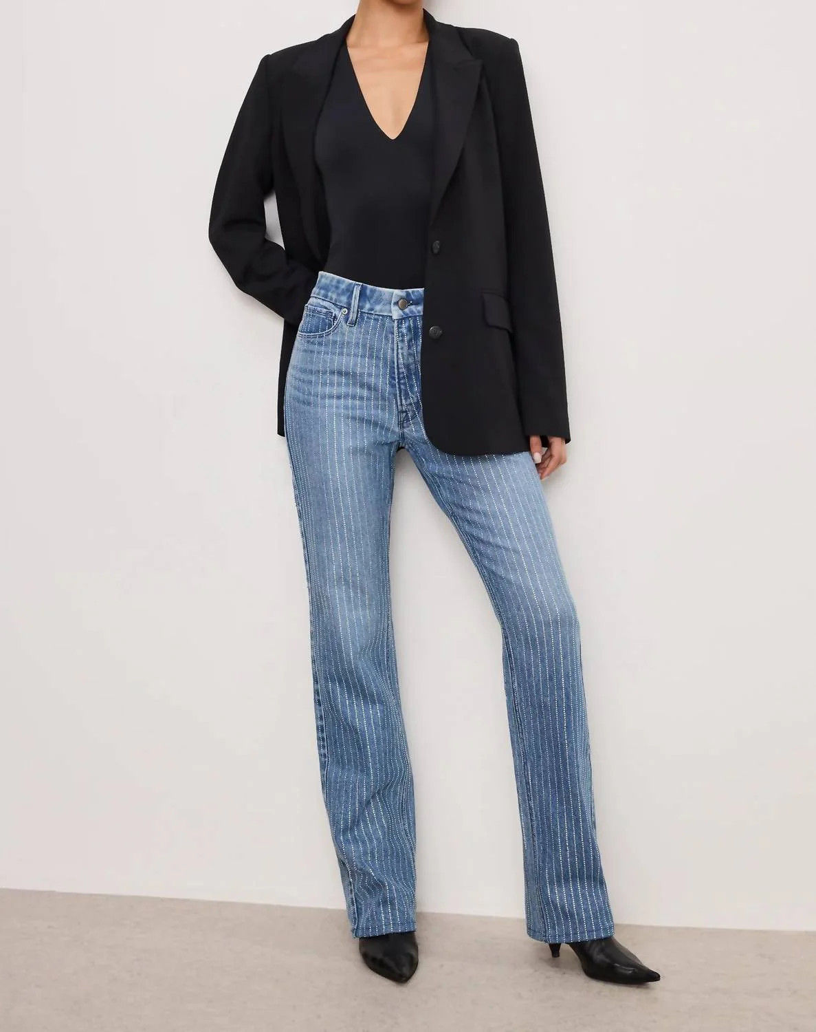 Good Icon Diamond Jeans In Indigo728 | Shop Simon