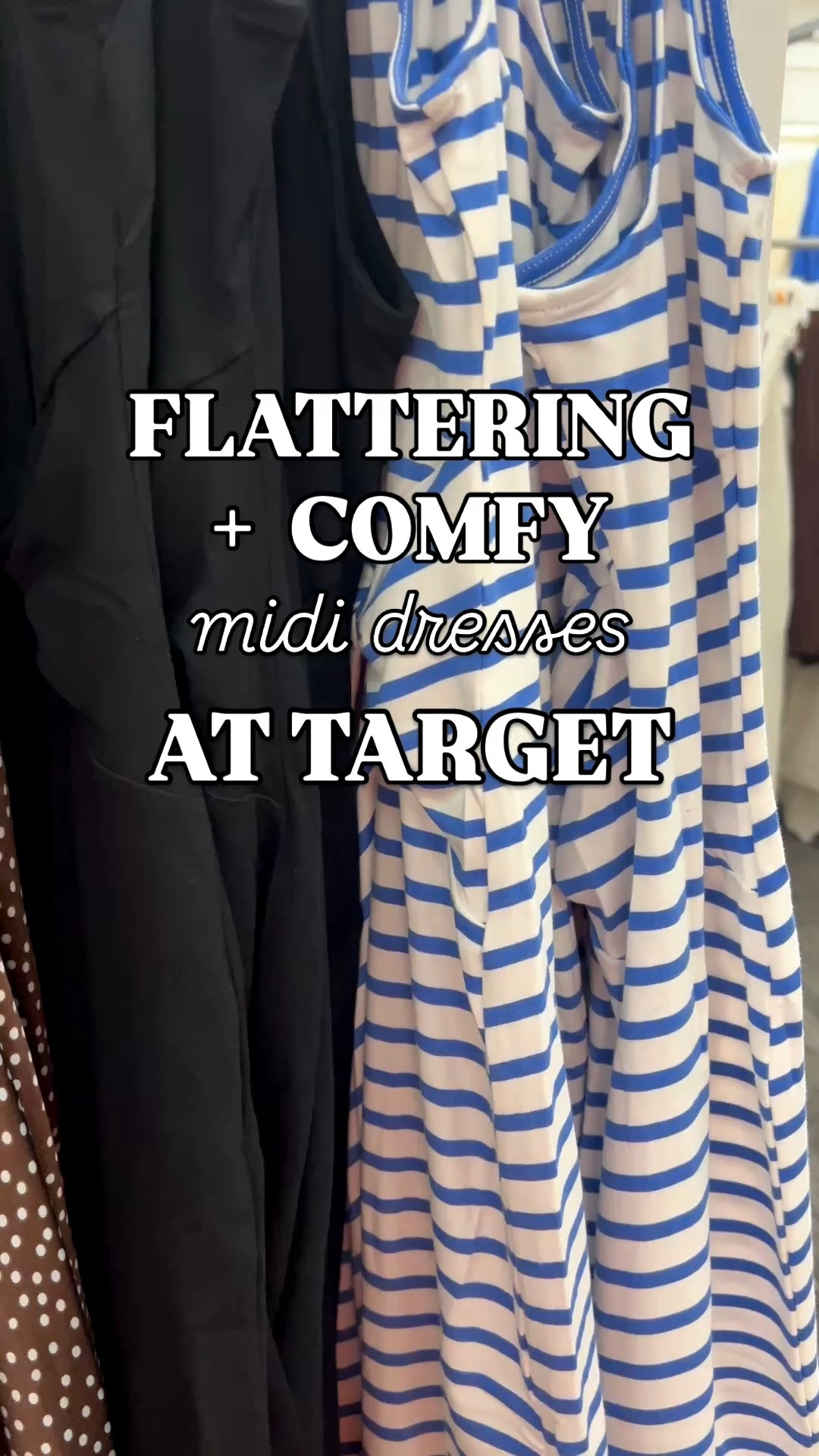 Flattering and comfy midi dresses at Target 

@Target 