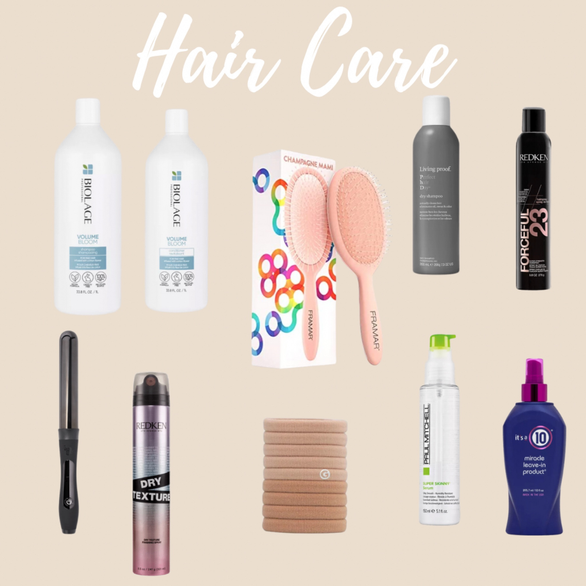 my must have hair care products! 


#LTKunder50 #LTKstyletip #LTKFind
