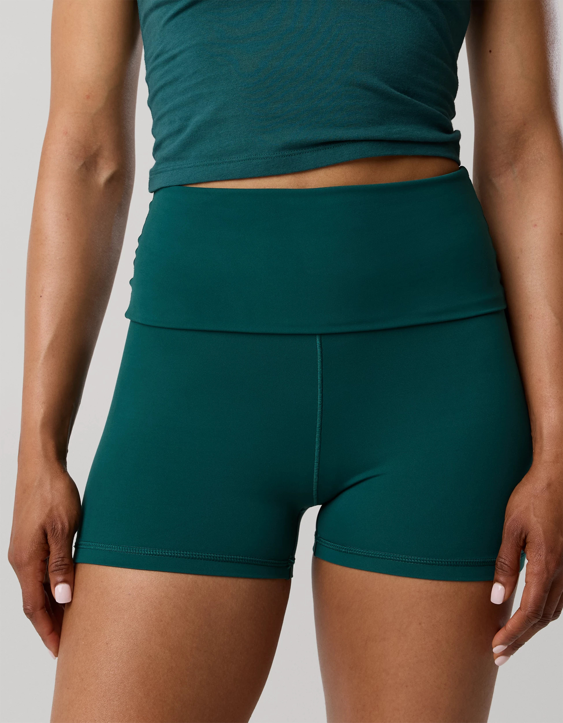 OFFLINE By Aerie Real Me XTRA Foldover 3" Bike Short | American Eagle Outfitters (US & CA)