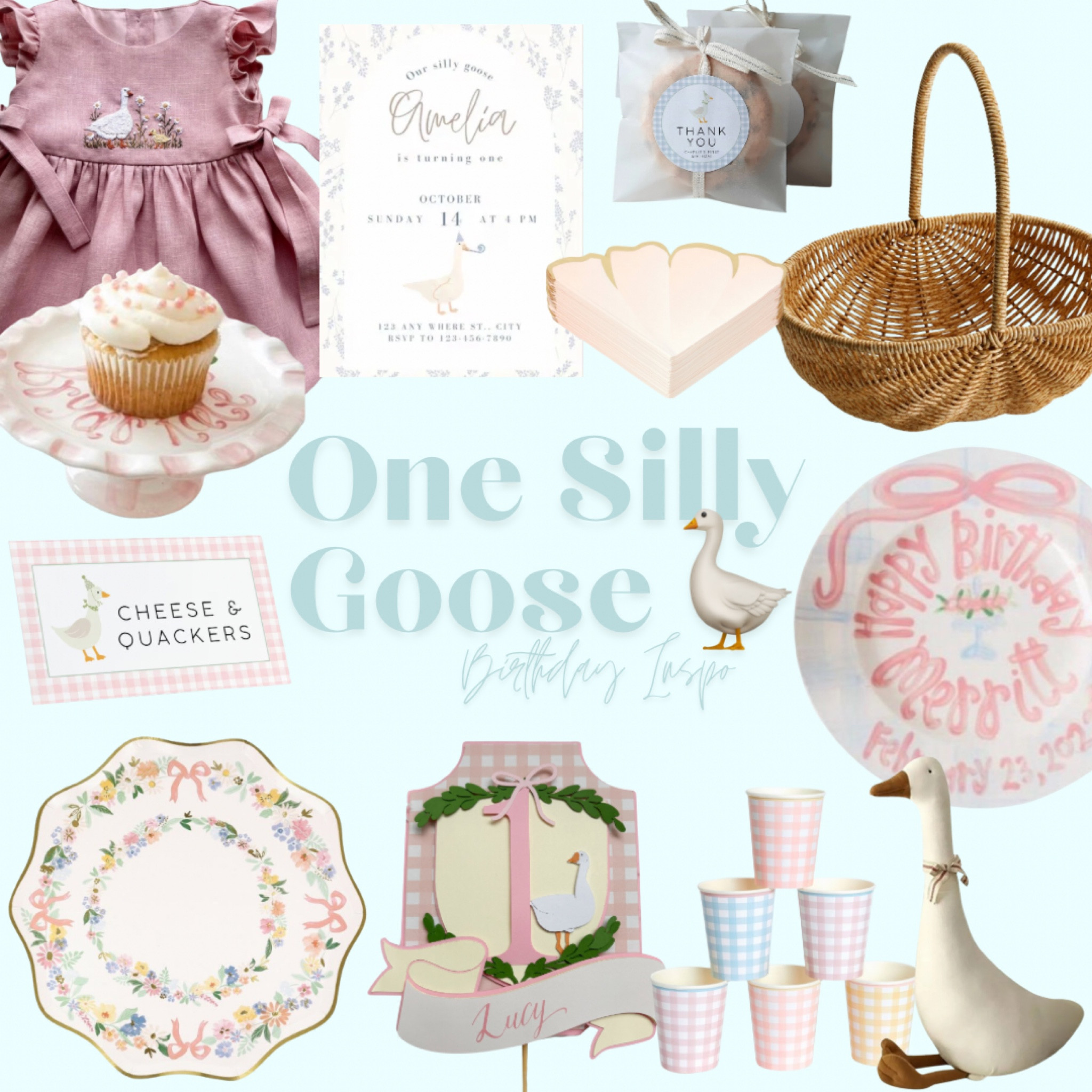 One of my fav pastimes is making birthday party inspo boards because like…look how stinking cute they turn out!!🥹🤍 

One Silly Goose, Birthday, Party, Hosting, First Birthday, Birthday Party, Floral, Pastel, Hand Stitched, Baby, Invitations, Party Favors

#LTKFamily #LTKBaby #LTKParties