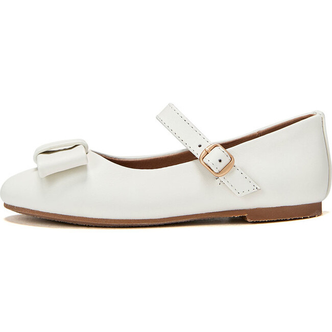 Age of Innocence | Ellen Leather Mary Janes Shoes (White, Size 31) | Maisonette | Maisonette