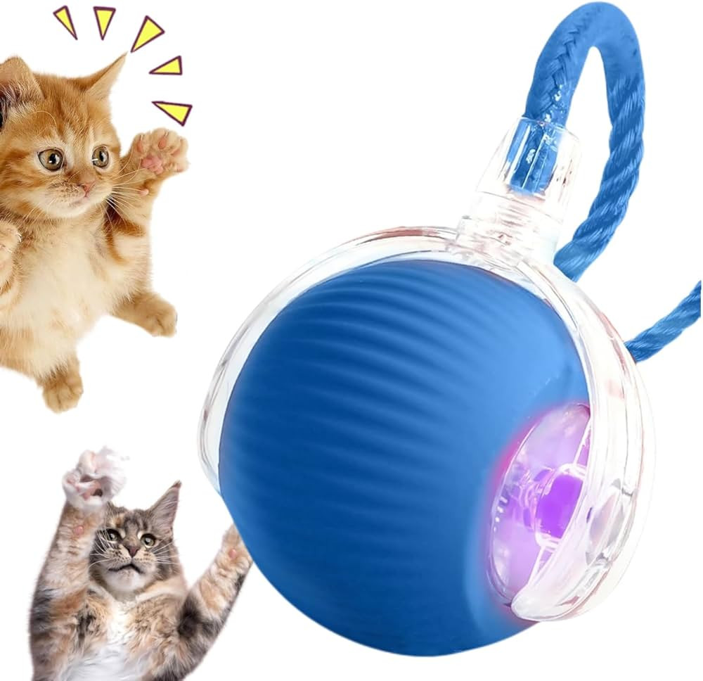 Interactive Cat Toy,Electric Dog BallToy,Cat Toys for Indoor Cats,Chewie Viral Dog Ball,Adjustabl... | Amazon (US)