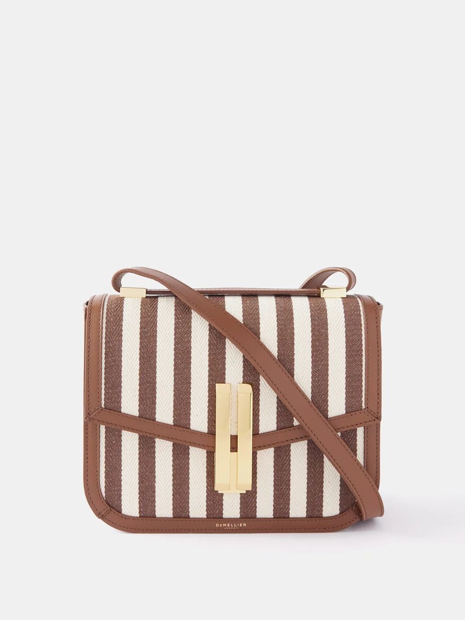 Vancouver striped-canvas cross-body bag | Matches (US)