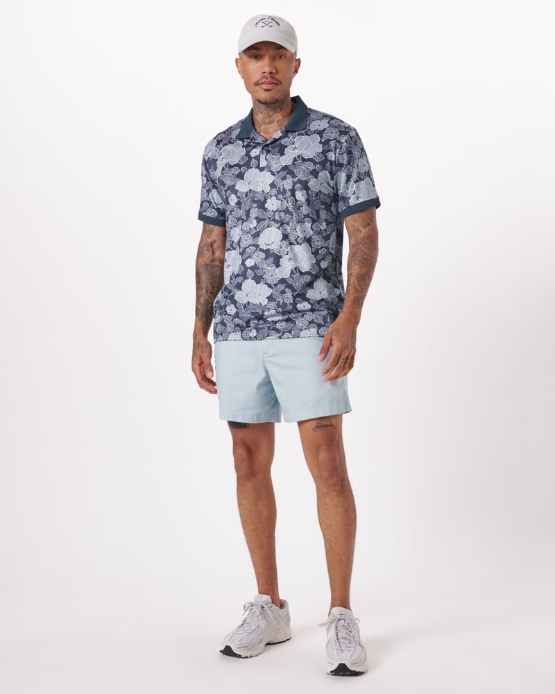 Floral Airknit Polo | Abercrombie & Fitch (US)