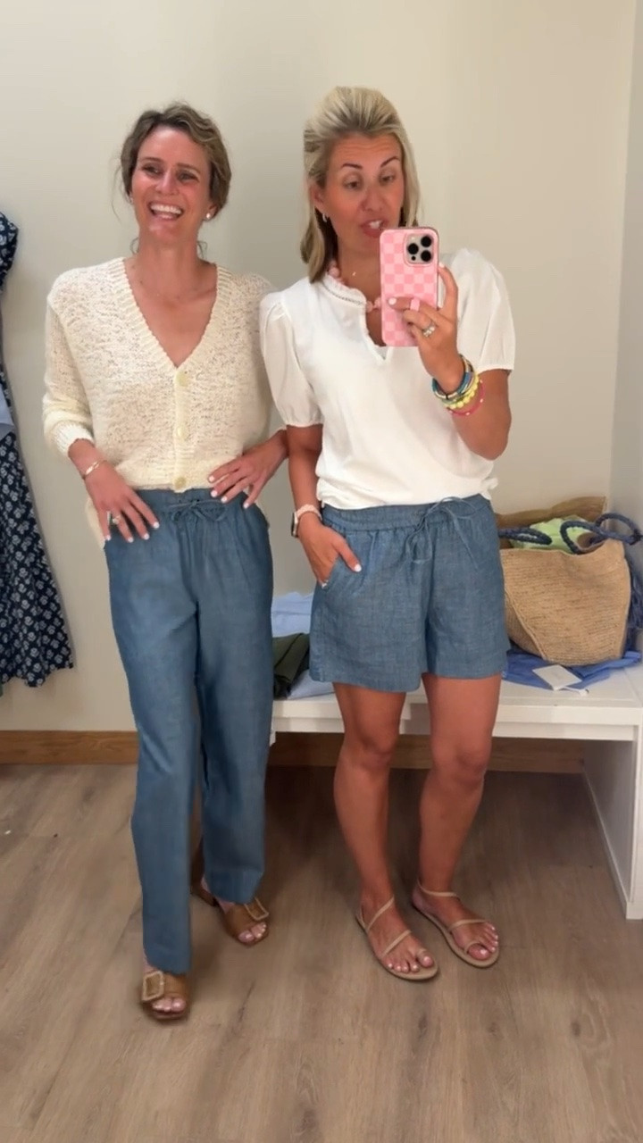 Lolly’s sweater $44
My top $29.50
My shorts - $19.95

So much goodness at J.Crew Factory!! We are loving these staple everyday pieces. 

*code Catherine20 at Allie + Bess
*code mixandmatchmadness at Loopy

#LTKmomlife #LTKdayinmylife #LTKOver40