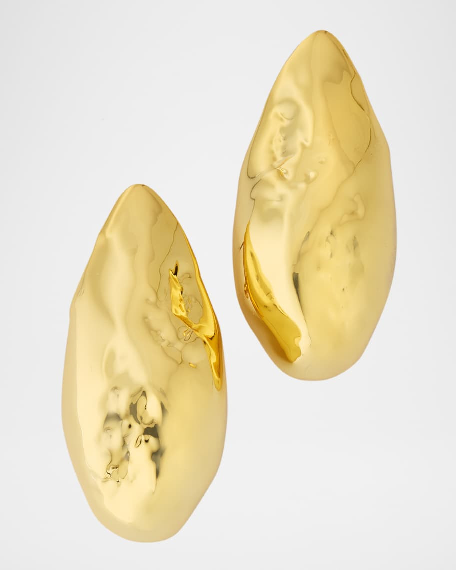 Molten Puffy Teardrop Post Earrings | Neiman Marcus