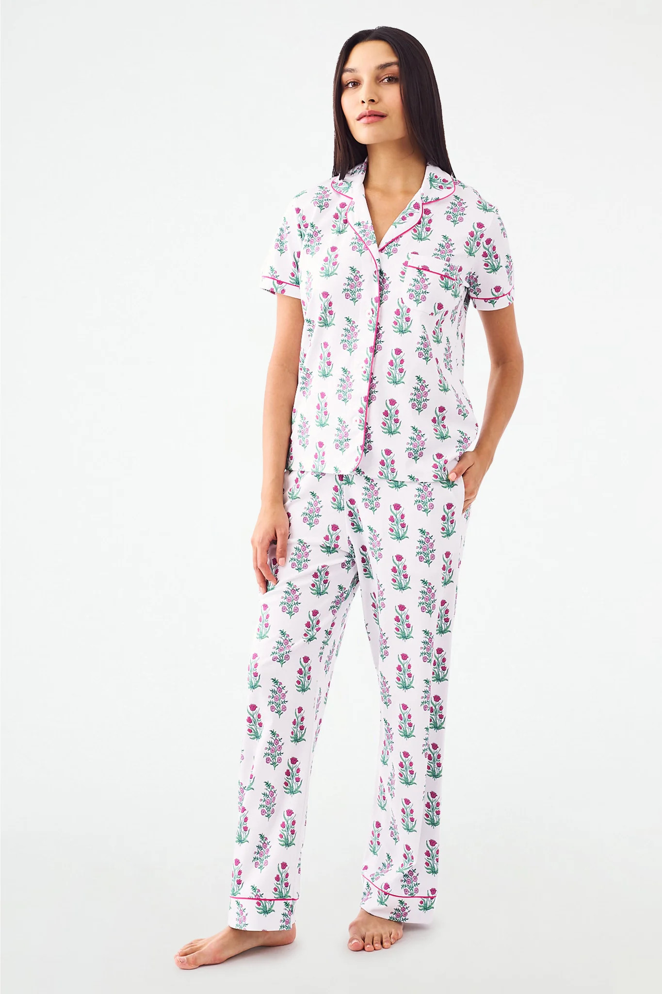Wild Rose Fiora Pajamas | Roller Rabbit | Roller Rabbit