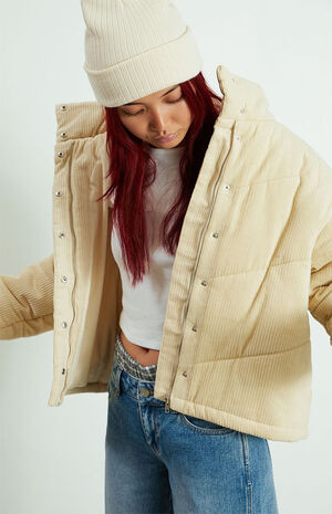 LA Hearts Corduroy Puffer Jacket | PacSun | PacSun