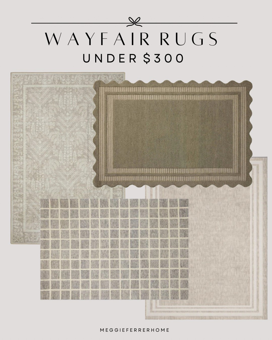 Neutral, cozy, and so easy to style! 🤎 These Wayfair rugs are all under $300! A mix of 5x7 and 8x10 sizes, so there’s something for every room. Obsessed with the textures and tones on these.

#wayfairpartner #wayfair #neutralrugs #loloirugs #wayfairrug #affordablefinds 


#LTKSaleAlert #LTKHome #LTKStyleTip