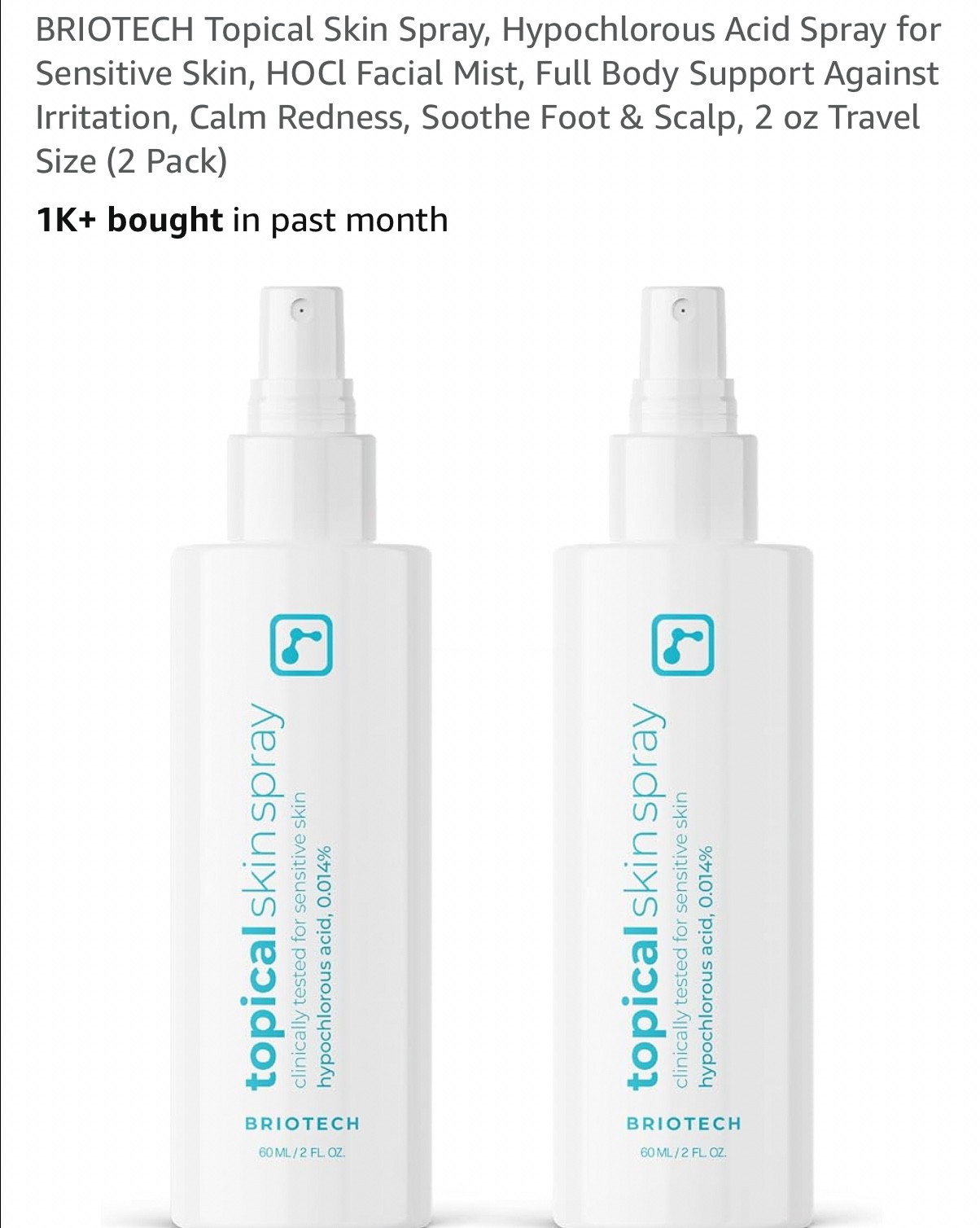 The famous hypochlorous acid spray, a dupe for the tower 28 SOS Spray. Same ingredients better price! #amazonprimeday 


#LTKBeauty #LTKTravel #LTKSaleAlert