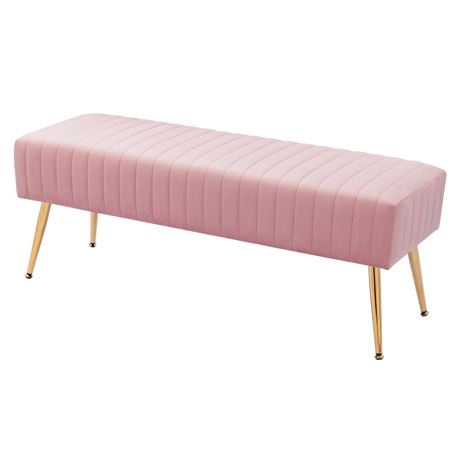 Rodjanae Velvet with Upholstery Bench | Wayfair North America
