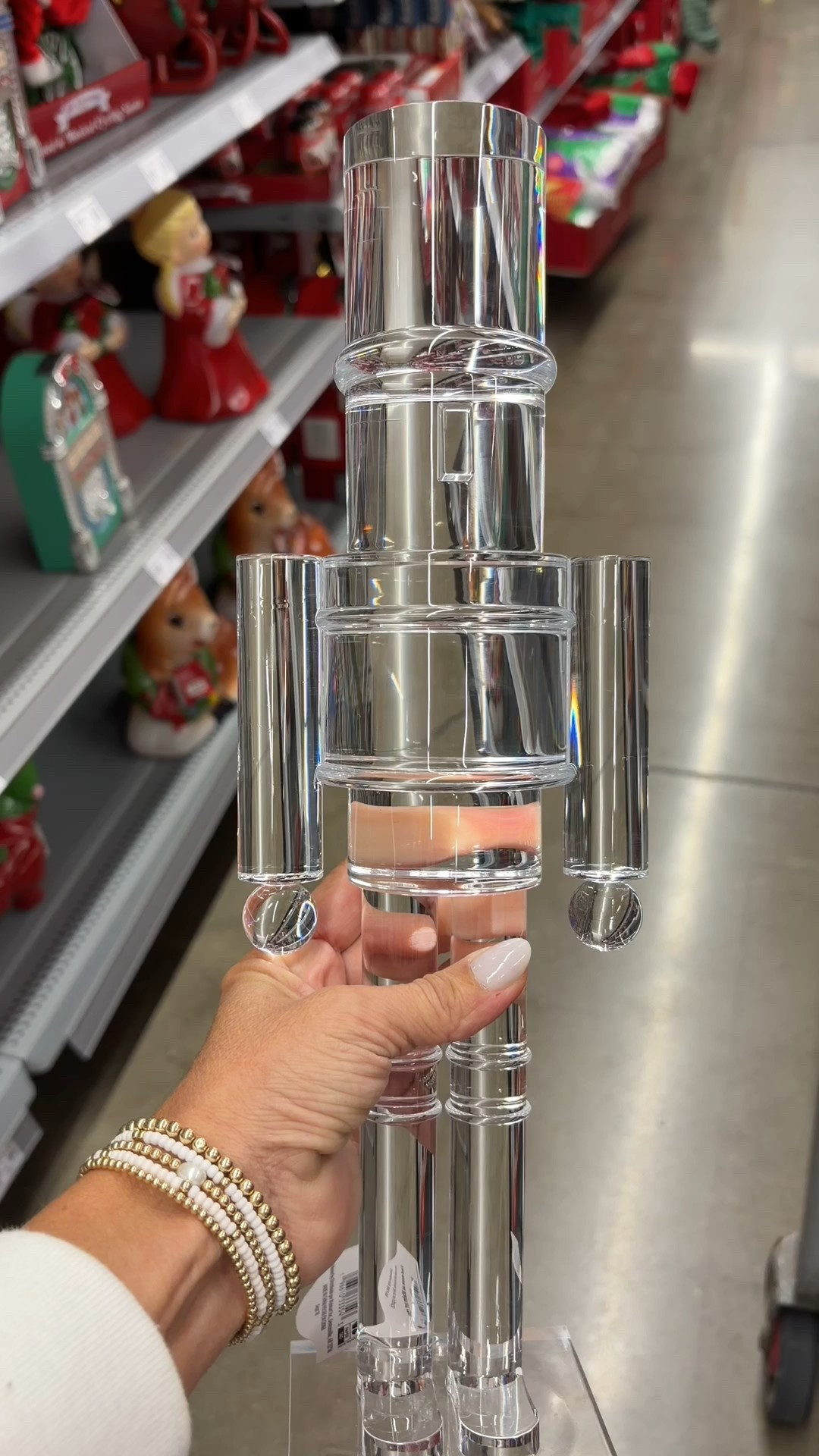 Acrylic nutcracker! Identical to a much more expensive version! 
Holiday decor, Christmas decor, Christmas mantel, holiday mantel 

#LTKSeasonal #LTKHoliday #LTKHome