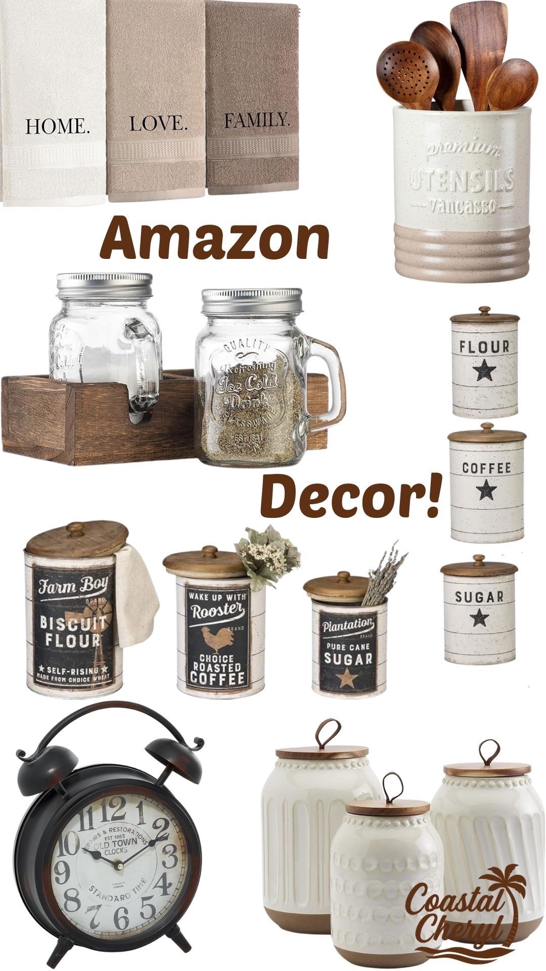 Home and kitchen decor with rustic storage and organization elements! #amazon #amazonhome kitchen decor

#LTKGiftGuide #LTKHome #LTKFindsUnder50