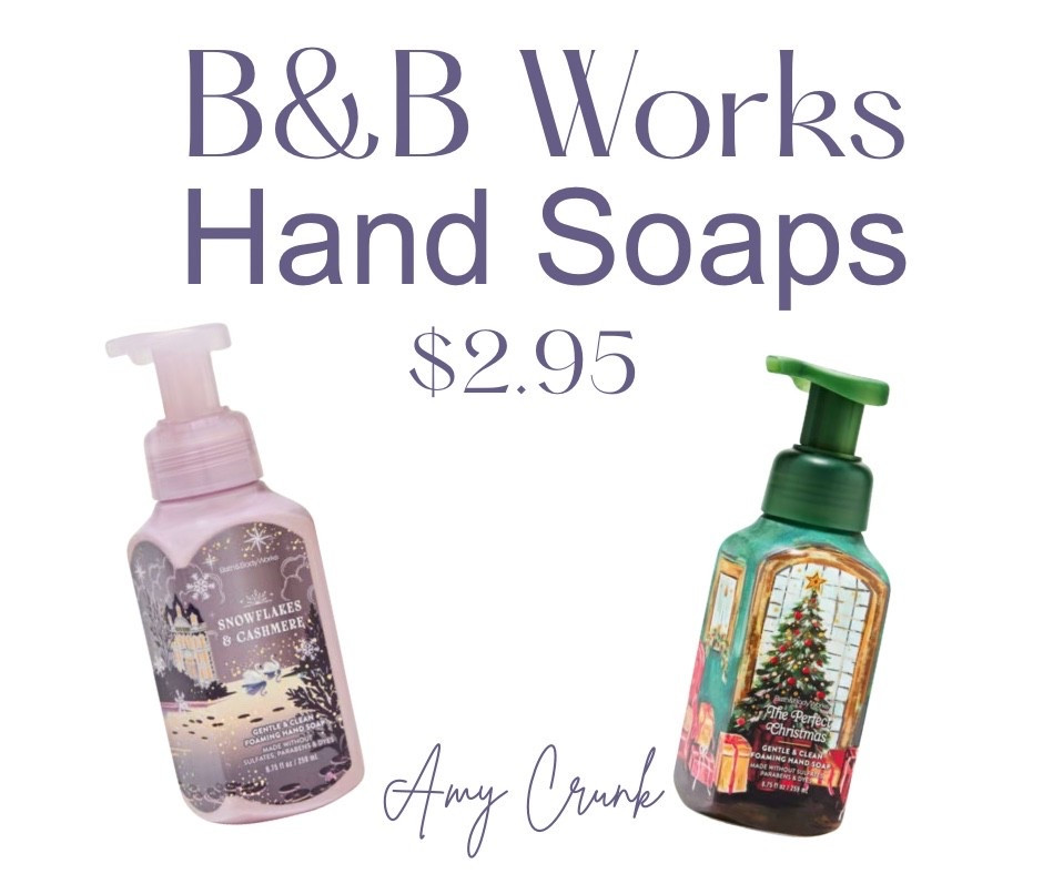 Now is the time to stock up!
Bath and Body Works Hand Soaps are $2.95 today! These are perfect gifts! #bathandbodyworks #giftideas

#LTKGiftGuide #LTKHoliday #LTKSaleAlert