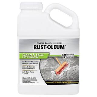 Rust-Oleum 1 gal. Concrete Etch and Cleaner 301242 | The Home Depot