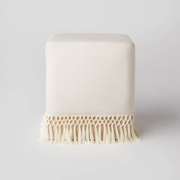 Westchester Fringe Cube - Threshold™ designed with Studio McGee | Target