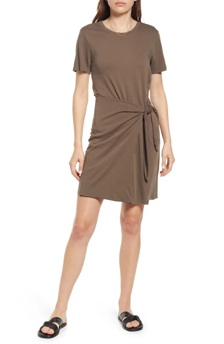 Edie Tie Waist T-Shirt Dress | Nordstrom