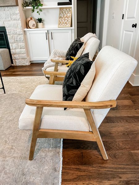 Modern Accent Chairs 

Living room chairs, wood accent chairs, affordable accent chairs, modern chairs, transitional living room, transitional style chairs, modern organic living room, neutral chairs, neutral living room

#LTKhome #LTKfamily