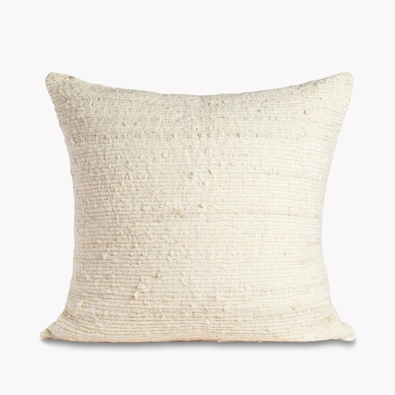 Medellin 24" Throw Pillow - Ivory on Ivory | Katel Home