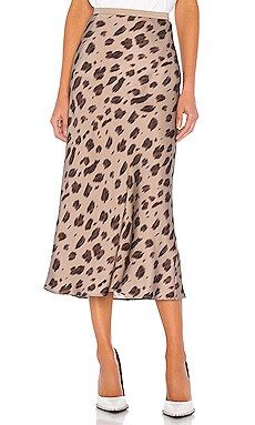 ANINE BING Bar Silk Skirt in Leopard from Revolve.com | Revolve Clothing (Global)