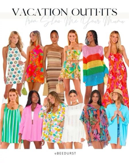 Vacation outfits from Show Me Your Mumu, resort wear, summer outfit, beach outfit, spring outfit, white dress, spring break outfit, swimsuit coverup, beach dress, resort dress, tube dress, swim button up, two piece beach outfit, matching set, white swimsuit coverup, travel outfit

#LTKSeasonal #LTKswim #LTKstyletip