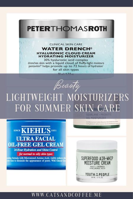 The best water based moisturizers for sensitive skin ✨ five great lightweight moisturizers that are great for year round, but especially nice in the summer! All available from Sephora. Follow for more skincare product recommendations, including skin care solutions for acne prone skin and sensitive skin! 

#LTKFindsUnder100 #LTKBeauty #LTKSeasonal