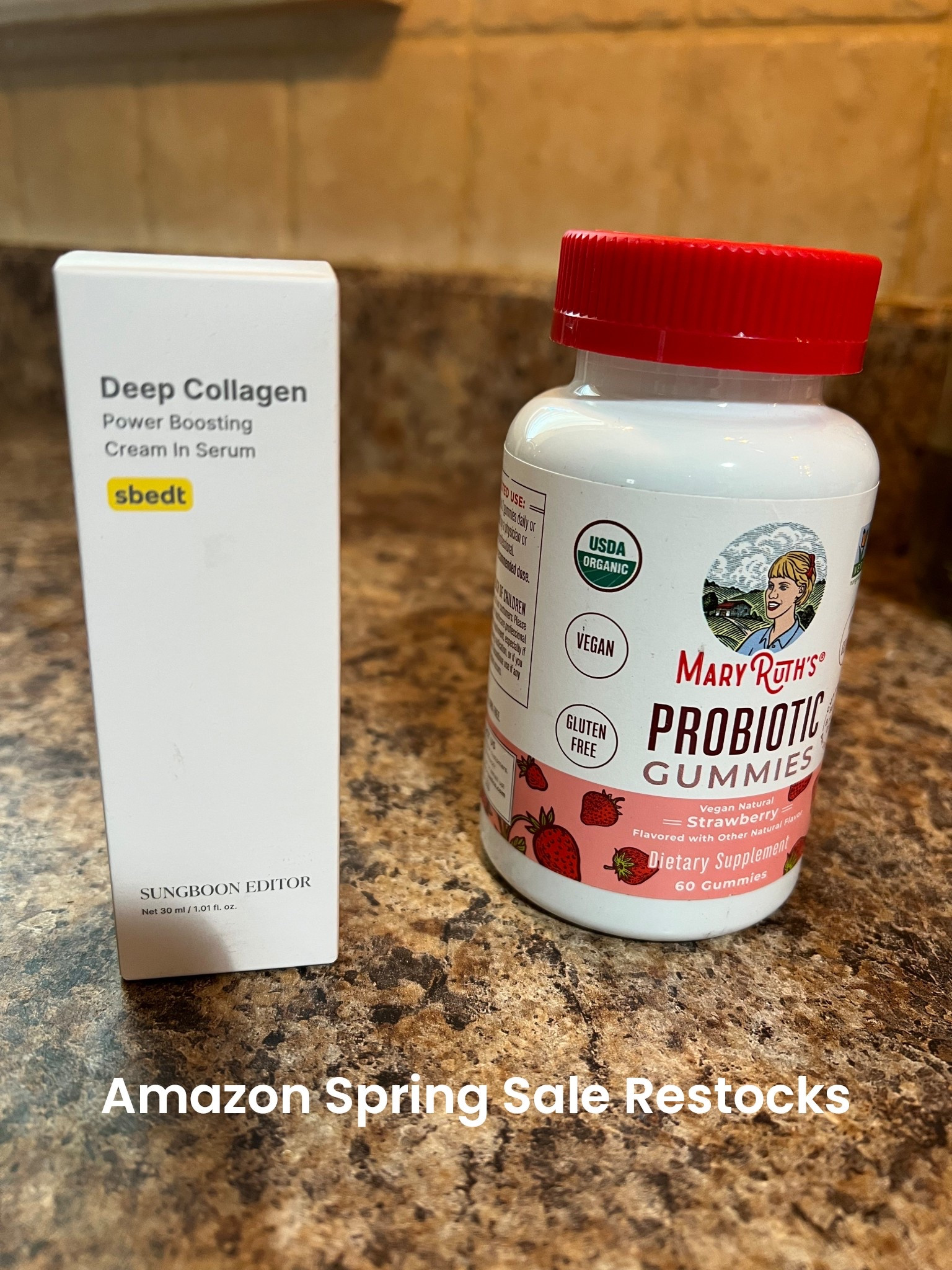 Amazon Spring Sale Restocks - #gummyprobiotic #probiotic #vitamins #serum #collagenserum #amazonspringsale 

#LTKBeauty #LTKselfcare