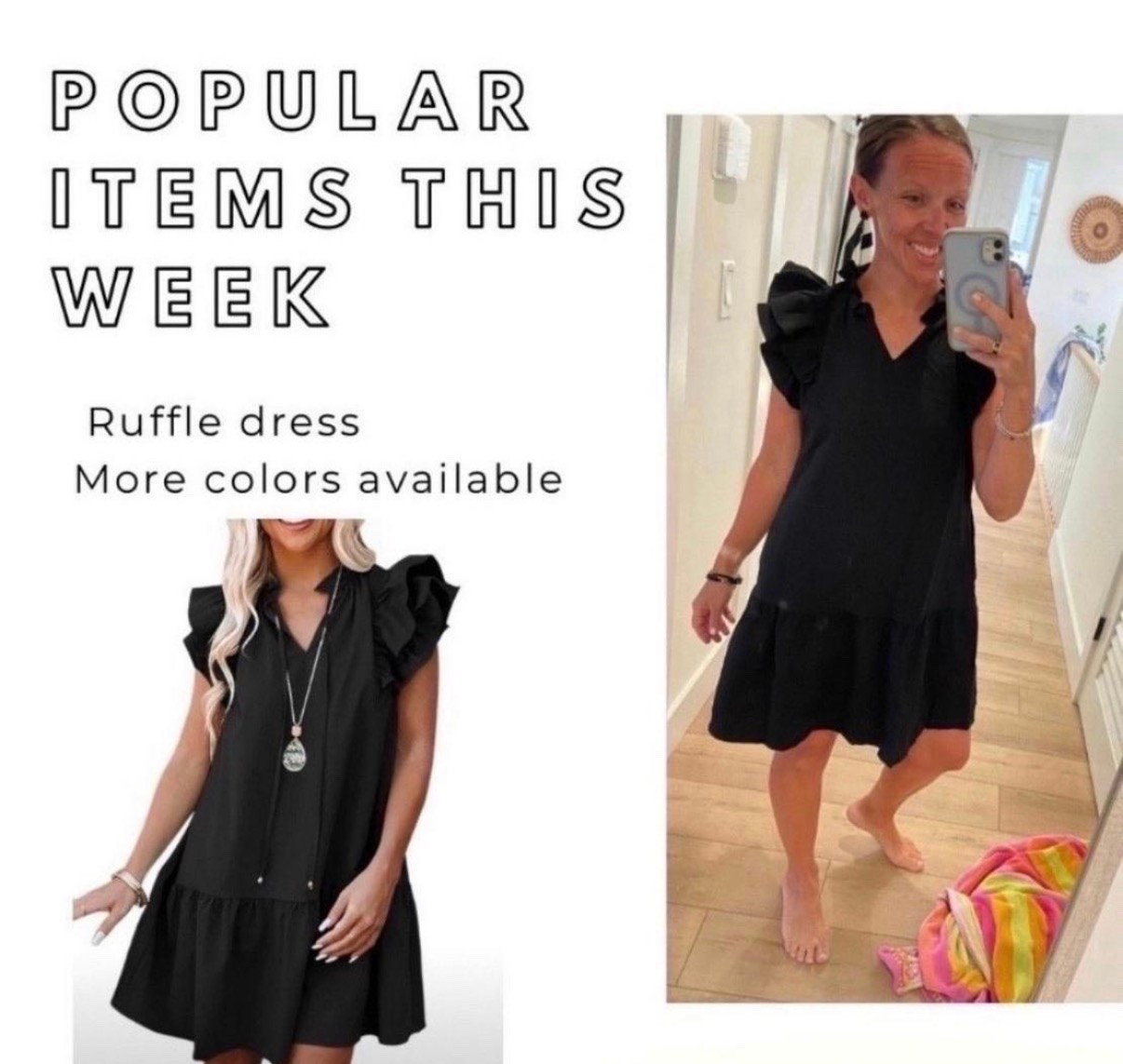 $34 - I can’t stop wearing this dress; I think I’ve worn it three weekends in a row! It works great for warm weather and would pair well with cowboy boots in the fall.  


#amazon #minidress #summerdress #springdress #summeroutfit 
 #prime #ruffledress #dress #datenightoutfit #countryconcert

#LTKOver40 #LTKU