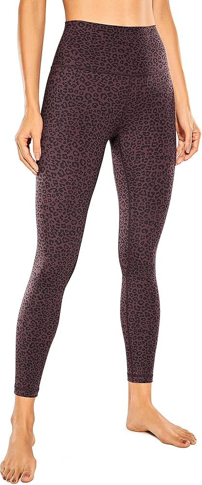 CRZ YOGA Women's Naked Feeling 7/8 High Waisted Workout Leggings Yoga Pants - 25 Inches | Amazon (US)