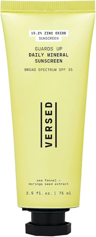 Versed Guards Up Daily Face Sunscreen - Zinc Oxide Mineral Sunscreen Sunscreen for All Skin Types... | Amazon (US)