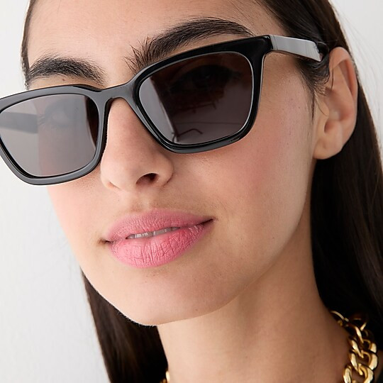 Oversized angular sunglasses | J. Crew US