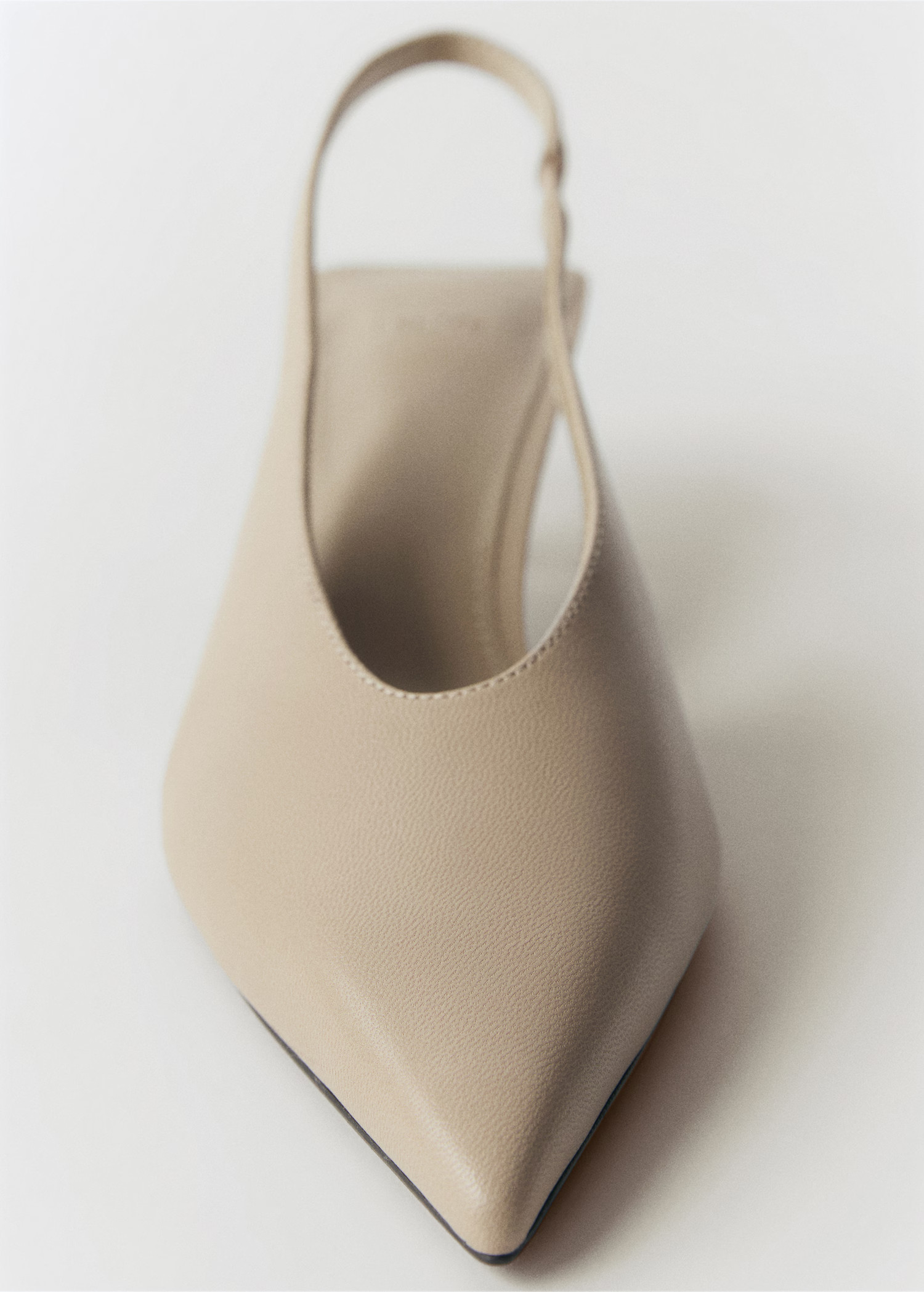 Kitten-heel leather shoes | MANGO (US)