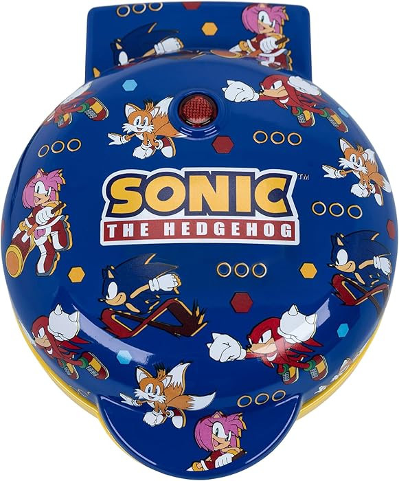Uncanny Brands Sonic the Hedgehog Mini Waffle Maker - Sega Kitchen Appliance | Amazon (US)