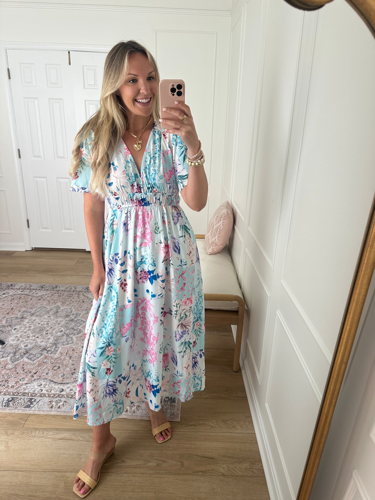 Summer dress with sleeves - graduation party outfit - summer event dress - wearing a med 

#LTKMidsize #LTKWorkwear #LTKStyleTip