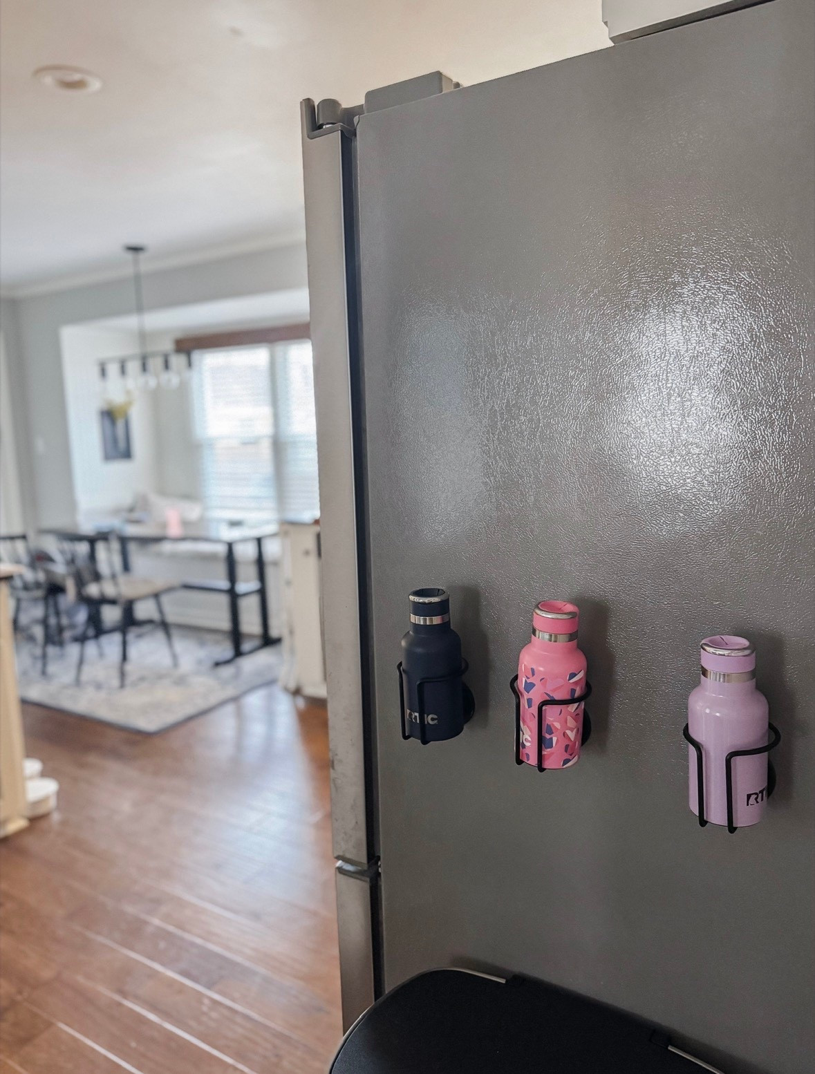 Water bottle magnetic cupholders and RTIC 12oz Little Journey water bottles 💦