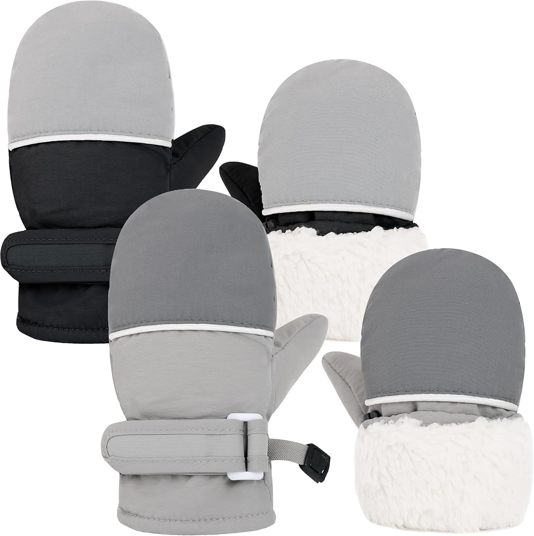 Sea Zaela Baby Toddler Winter Snow Gloves Waterproof Mittens Fleece Lined Infant Baby Boys Girls ... | Amazon (US)