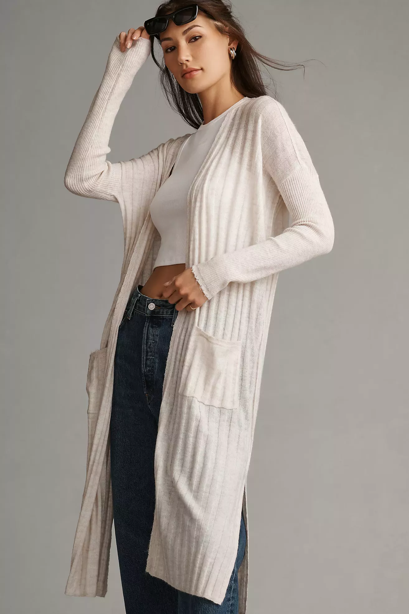 Pilcro Ribbed Duster Cardigan … curated on LTK