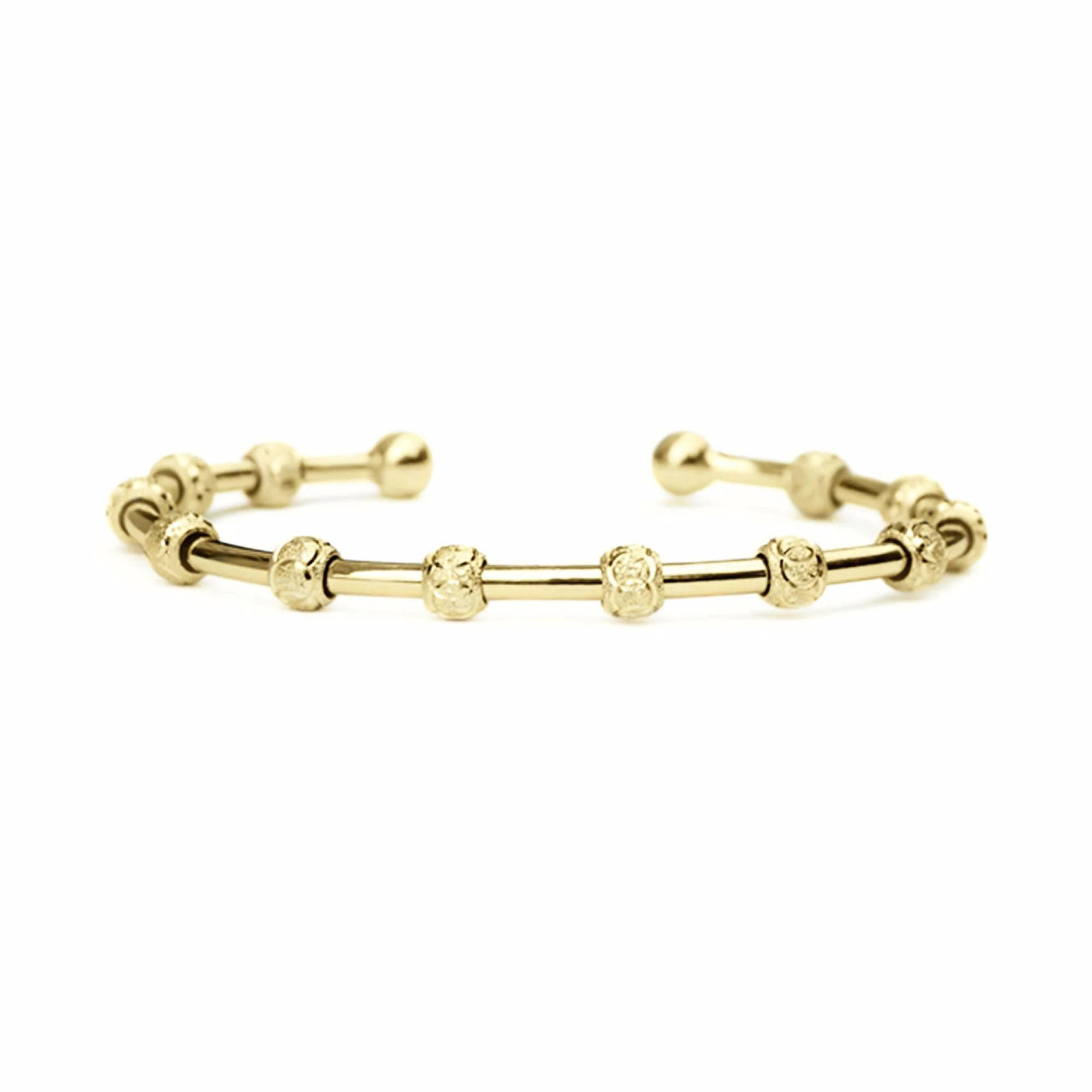 Golf Goddess Gold Stroke Counter Bracelet | Chelsea Charles Jewelry